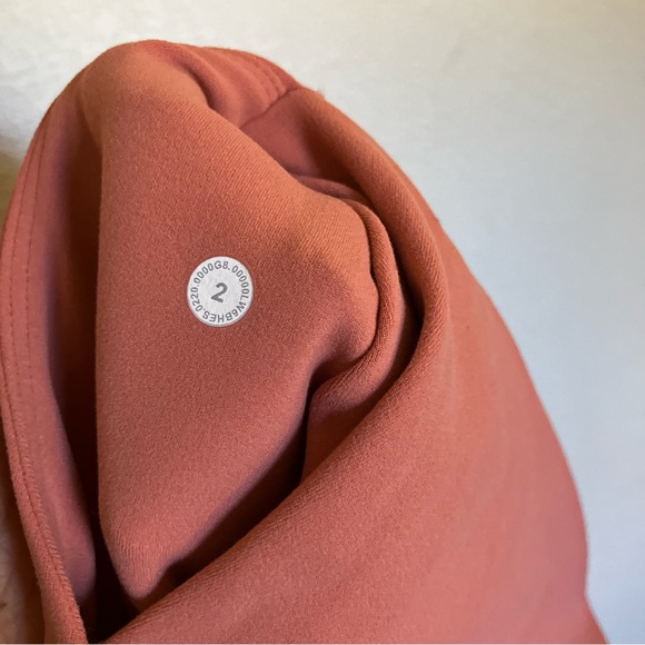 Lululemon Align Wide Leg Crop Dark Terracotta Pants Size 2 - Picture 8 of 10